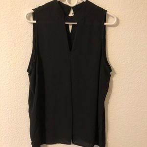 Black date night tank top